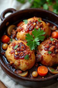 elegant french chicken stew