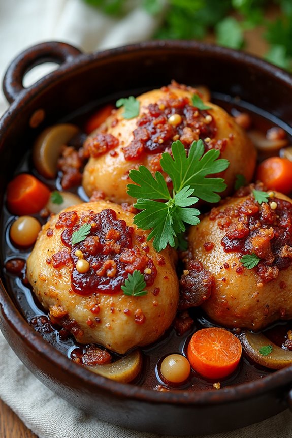 elegant french chicken stew