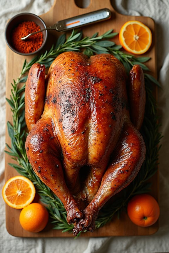 flavorful smoked turkey feast