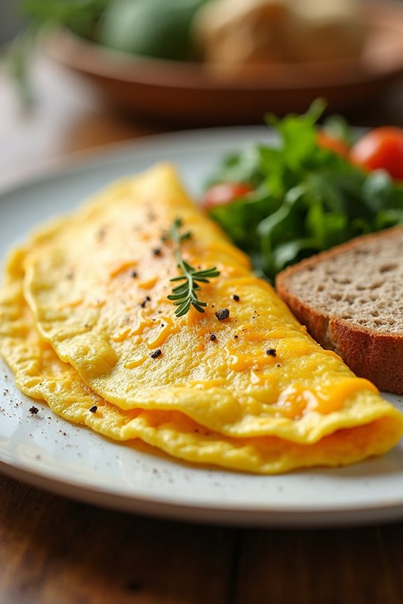 fluffy golden omelette recipe
