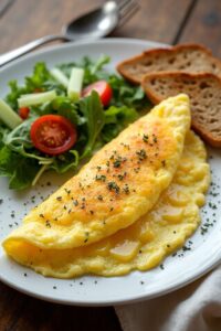 fluffy golden omelette recipe