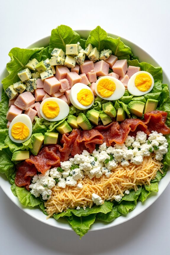 fresh elegant cobb salad