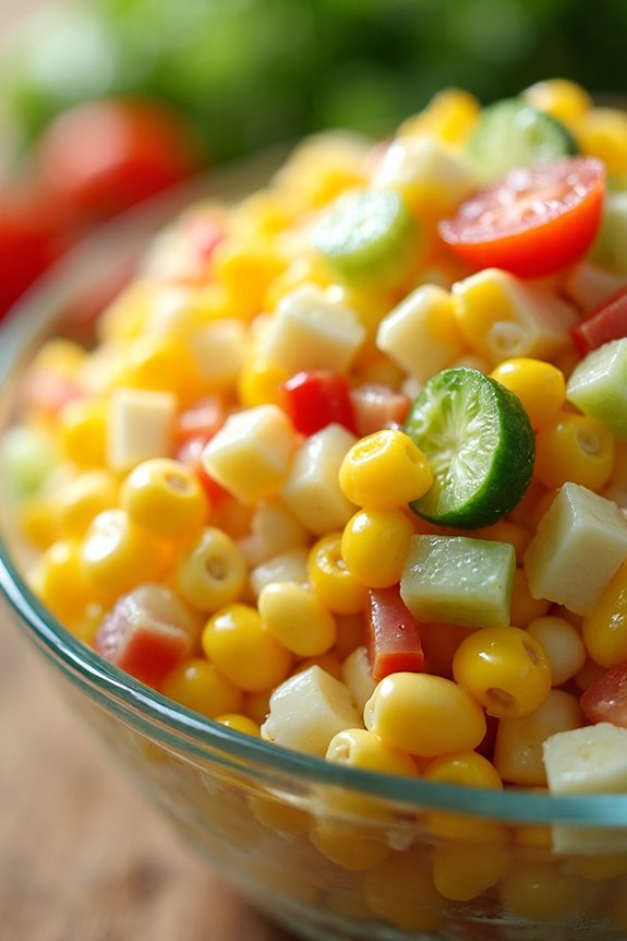 fresh summer corn salad
