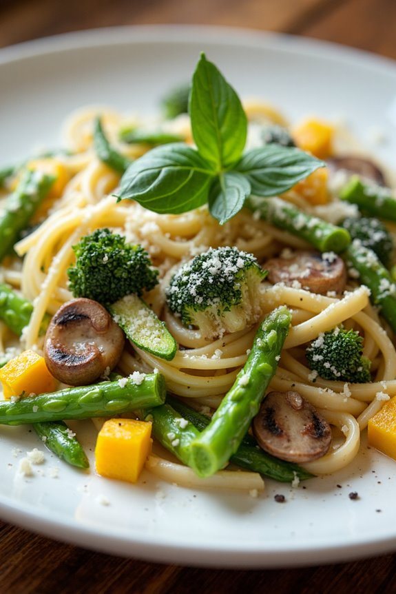 garden to table pasta delight