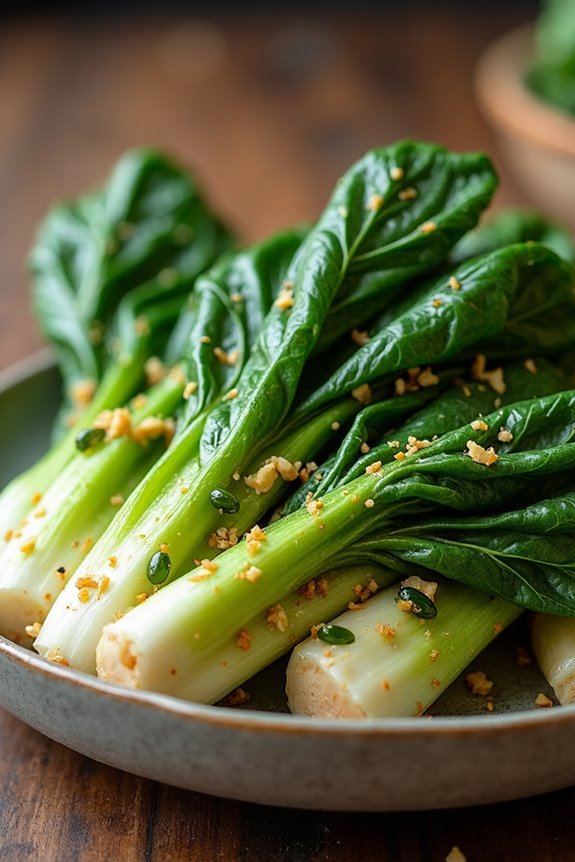 ginger sesame bok choy recipe