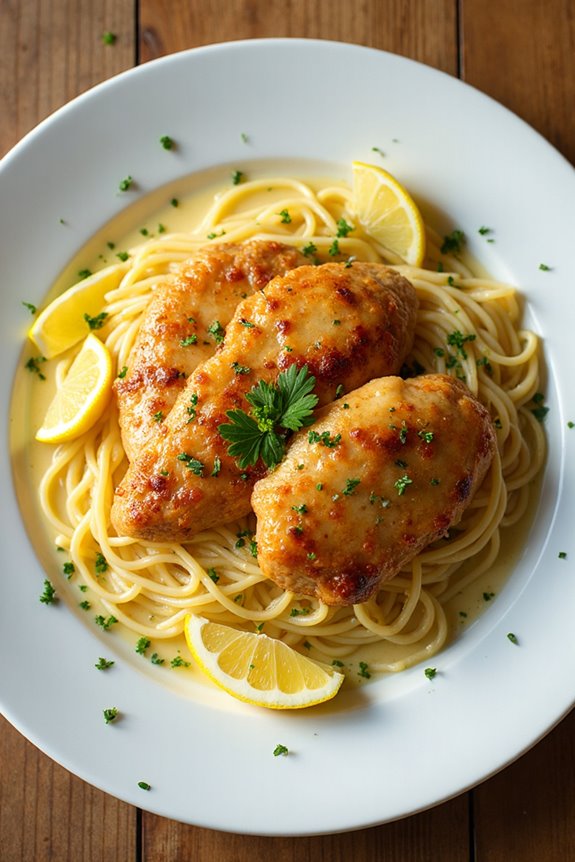 golden lemon butter chicken