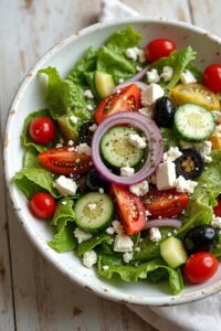 greek salad with feta