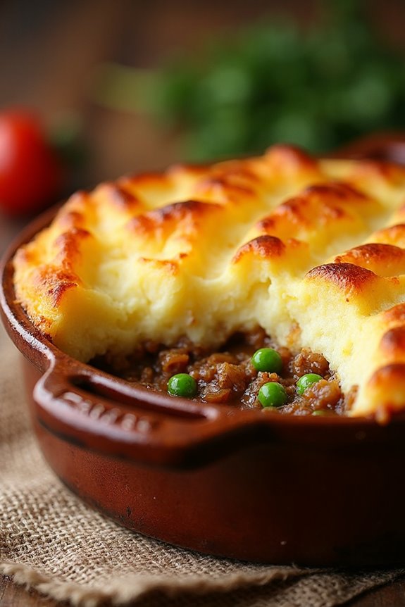 hearty british cottage pie