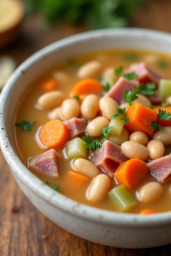 hearty ham and bean soup