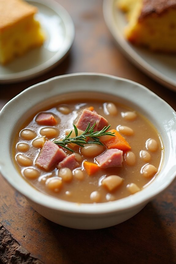 hearty ham and navy bean soup