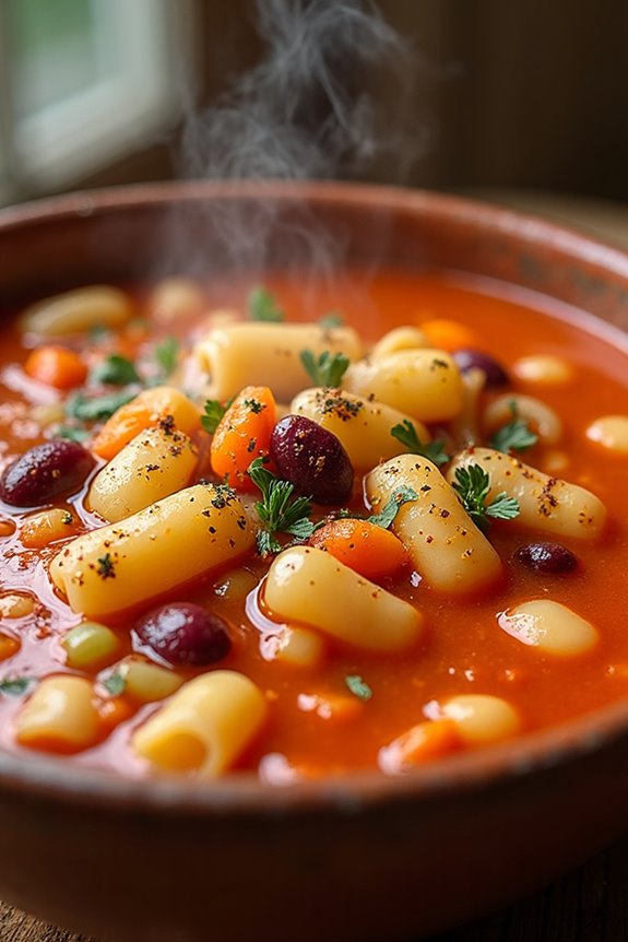 hearty italian pasta fagioli