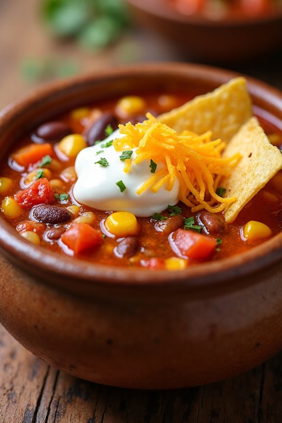 hearty taco soup recipe