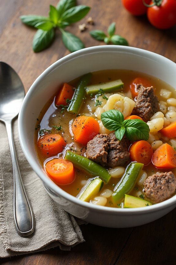 hearty vegetable beef soup