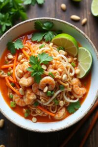 homemade authentic thai noodles