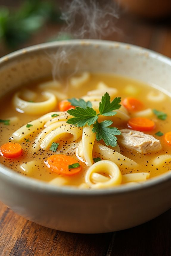 homemade chicken noodle soup