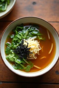 homemade comforting miso soup