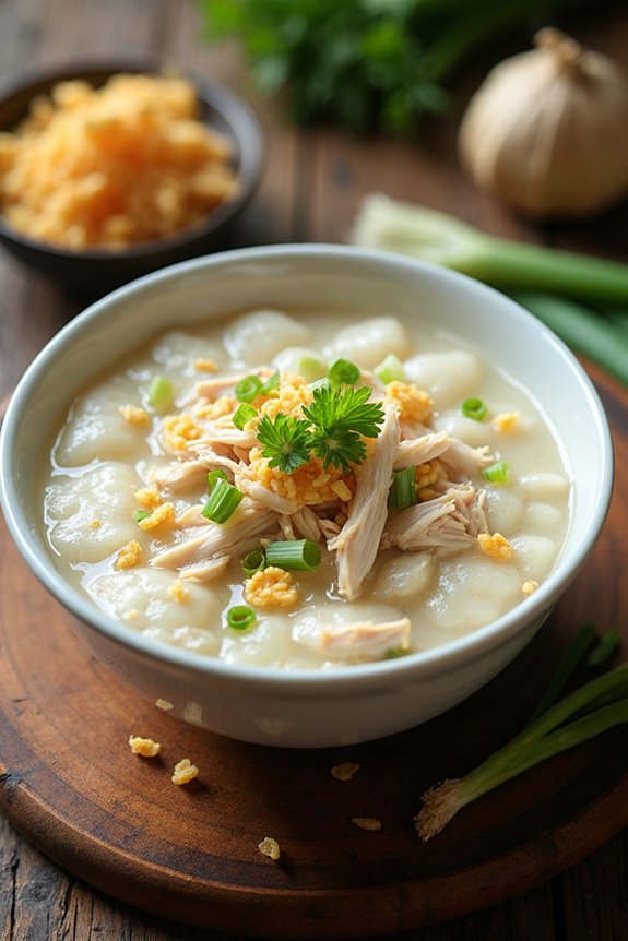 homemade comforting rice porridge