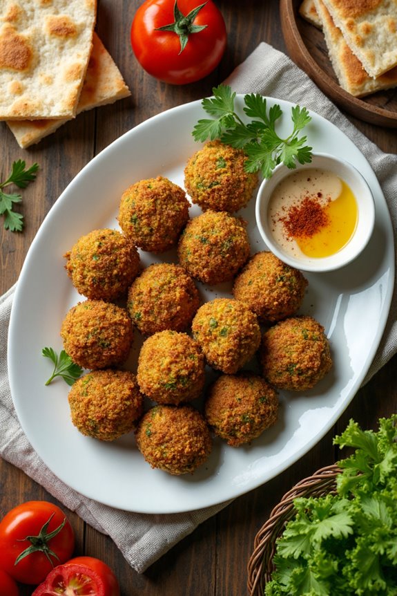 homemade crispy falafel recipe
