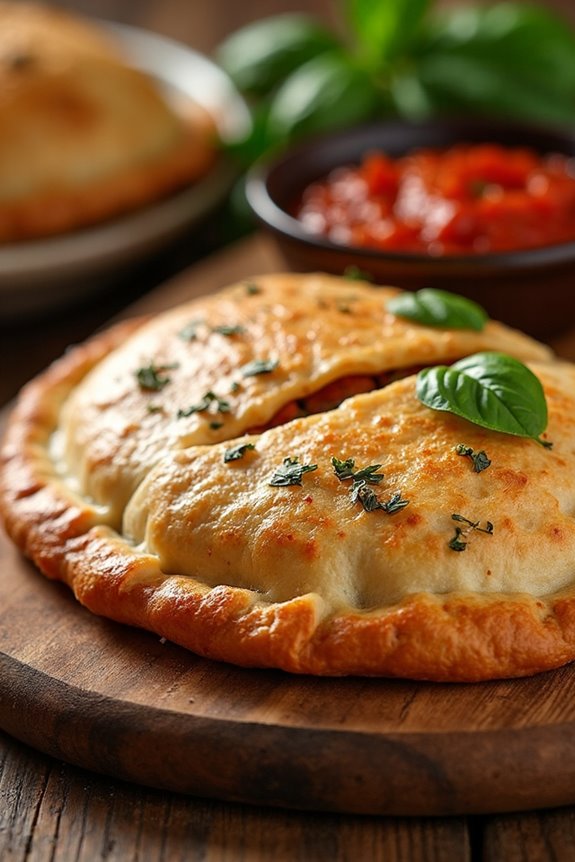 homemade italian calzones recipe