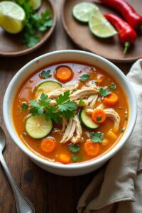 homemade mexican chicken soup