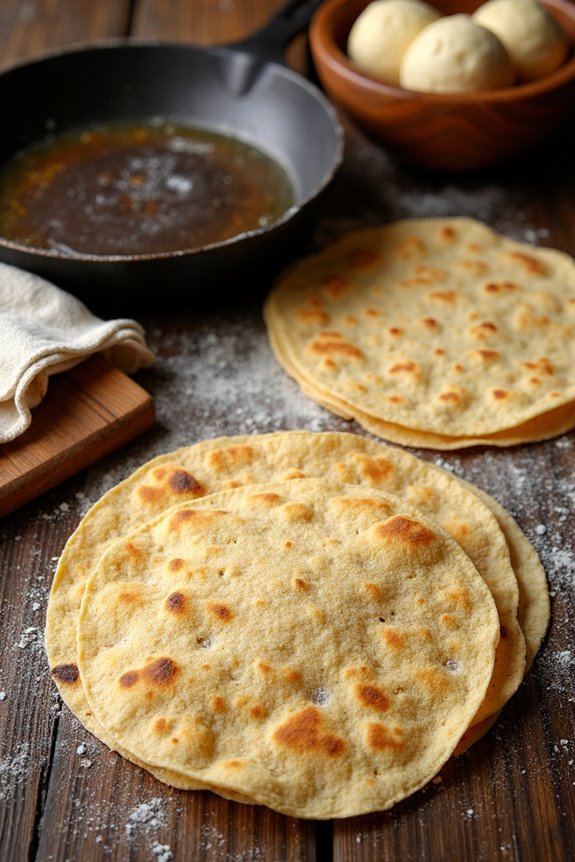 homemade mexican corn tortillas