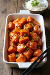 homemade sweet spicy chicken