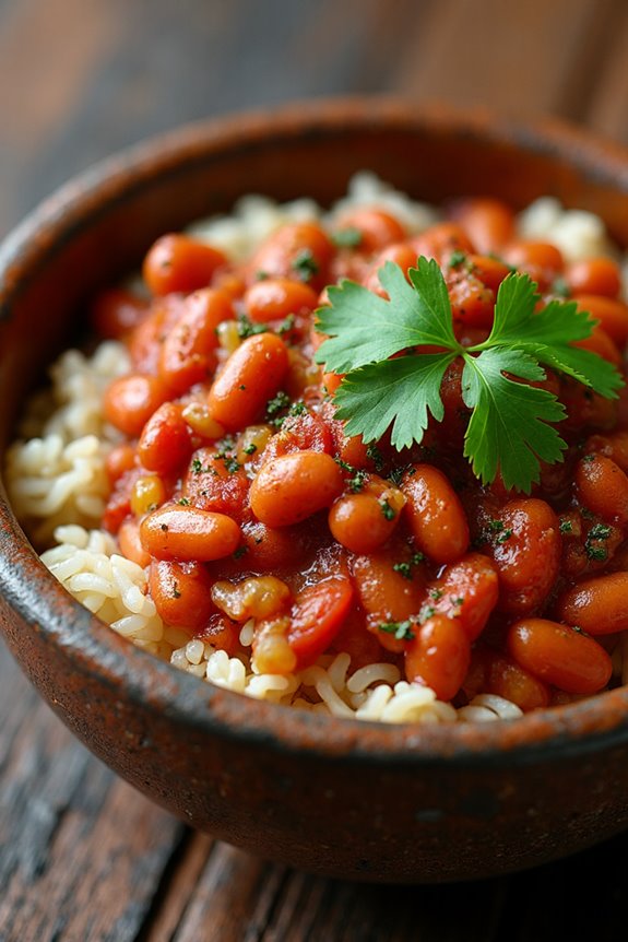 homestyle cuban rice and beans