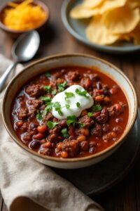 homestyle ground beef chili