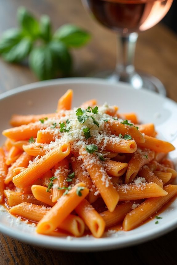 indulgent creamy penne vodka