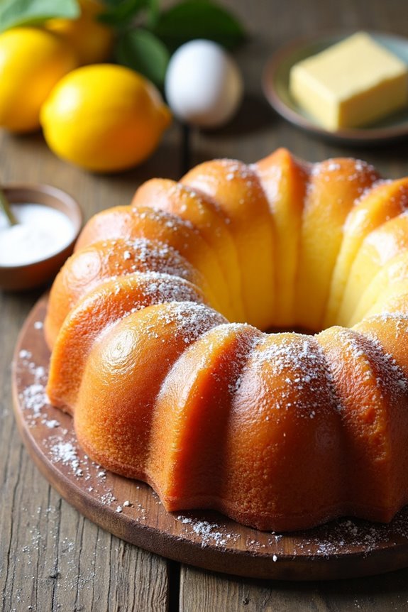 lemon bundt cake ingredients