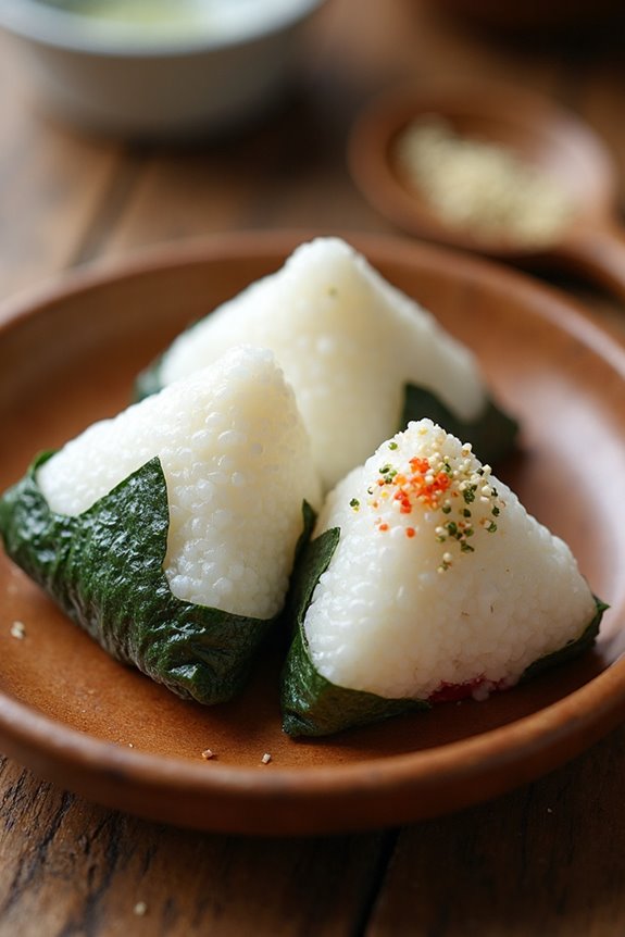 make flavorful rice balls