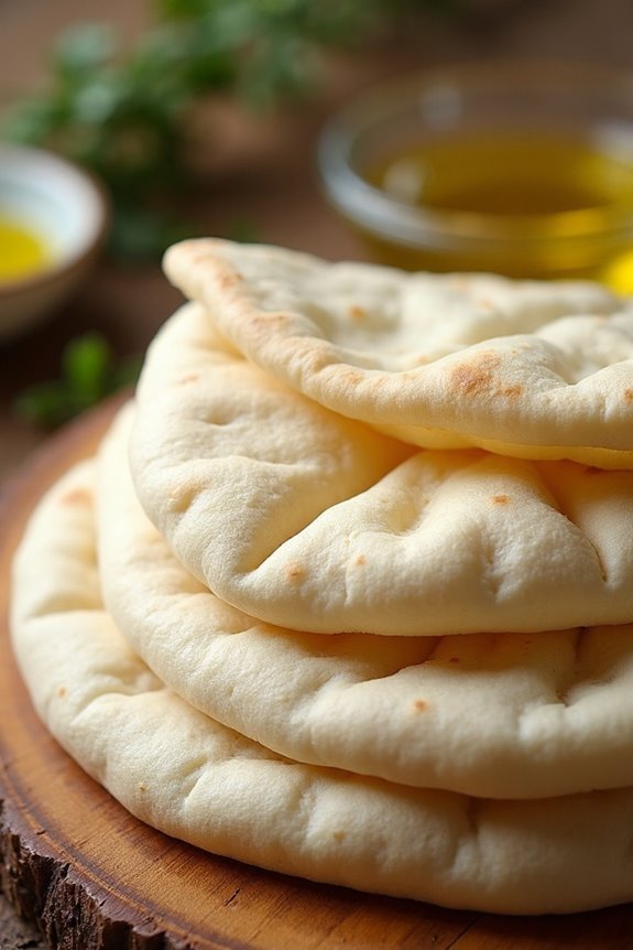 make homemade pita bread