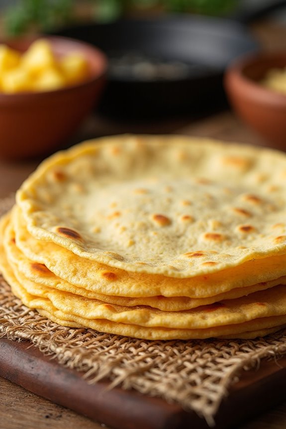 making mexican corn tortillas