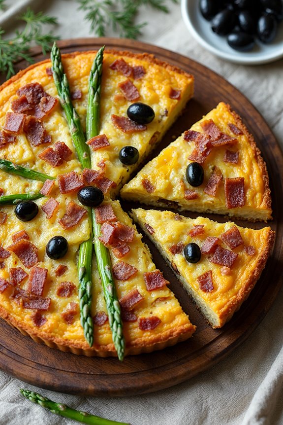 mediterranean bacon asparagus frittata