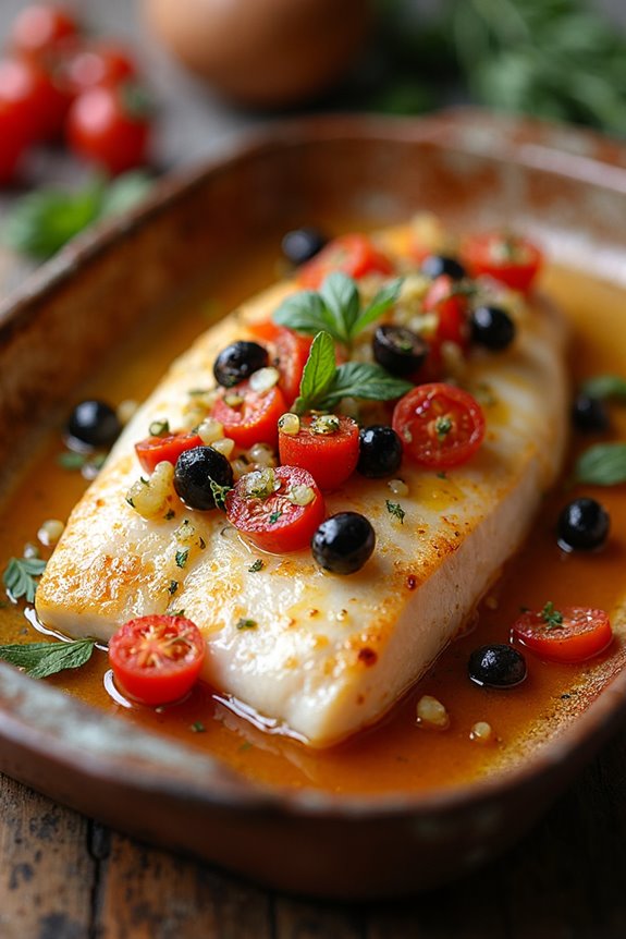 mediterranean swordfish baking recipe