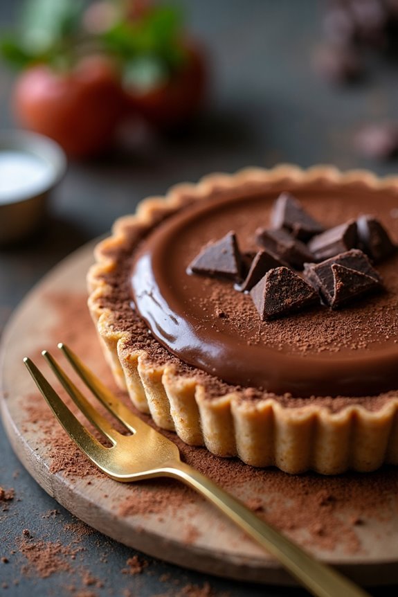 perfect chocolate mousse tart