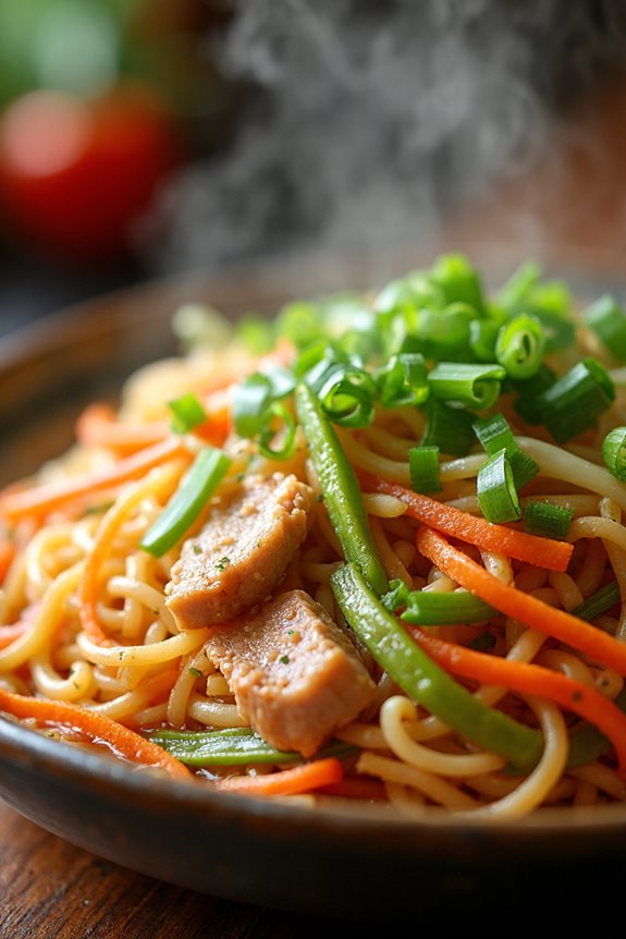 pork broth with rice noodles