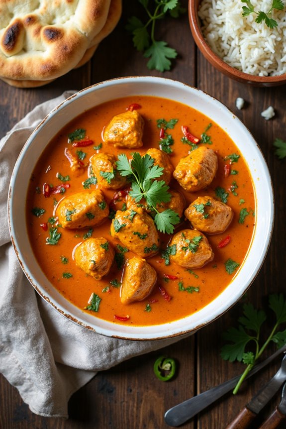 rich creamy butter chicken