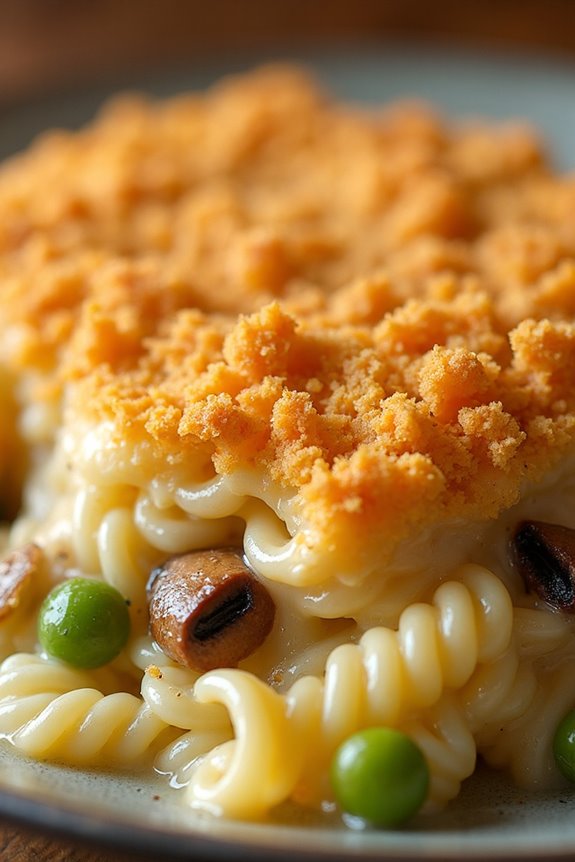 ritz topped tuna noodle casserole