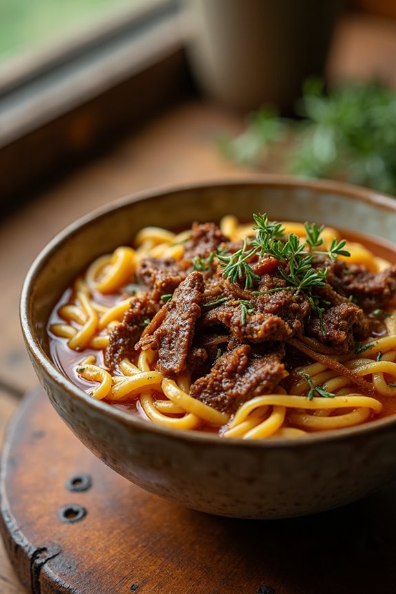 rustic beef noodle recipe