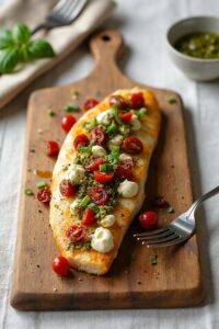 rustic provencal sea bass