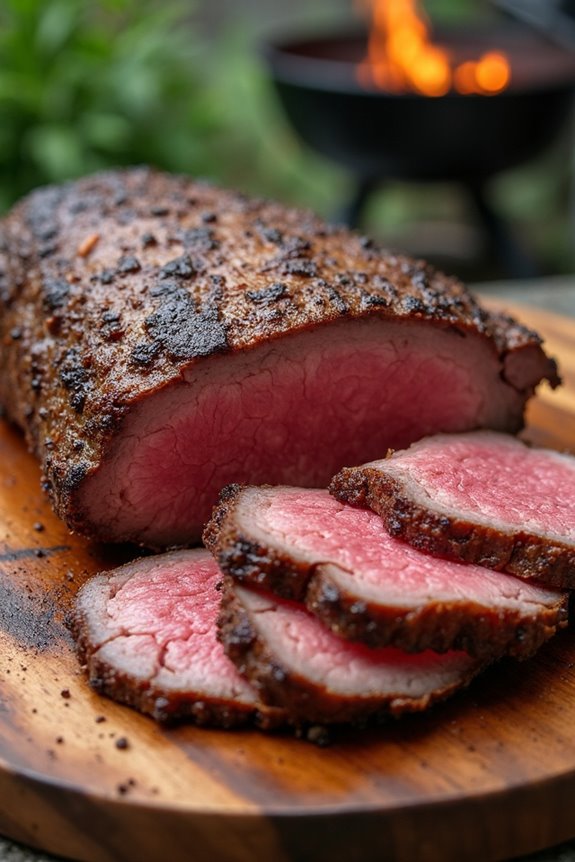 salt crusted tri tip roast preparation