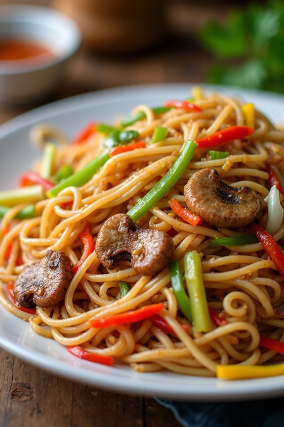 savory homemade chow mein recipe