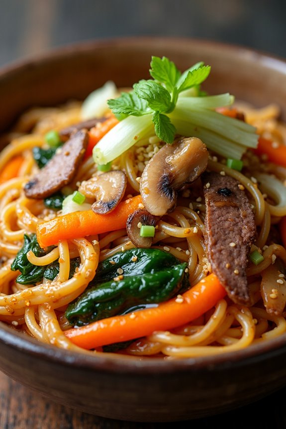 savory korean glass noodles