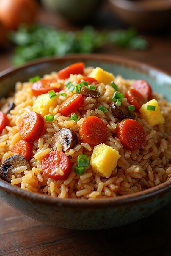 savory pork fried rice