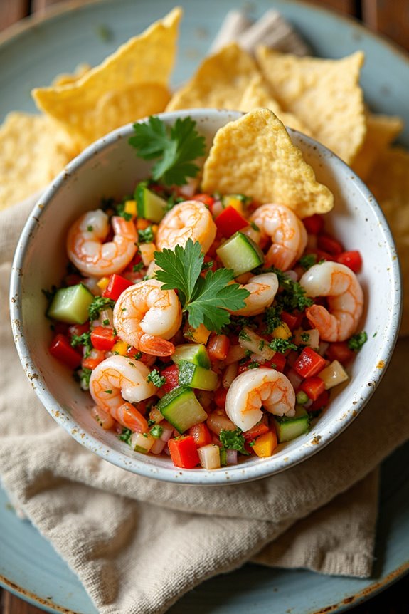 shrimp marinated in citrus