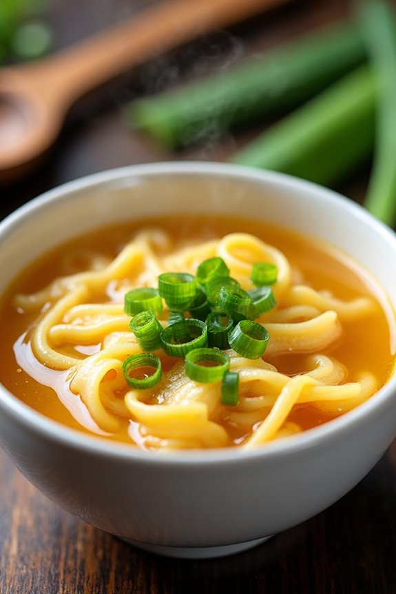 silky shredded egg soup