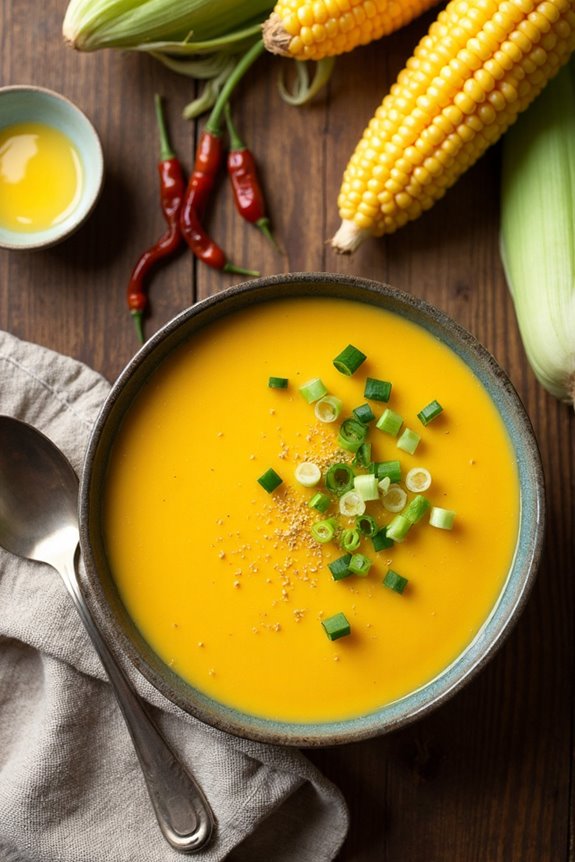 smoky chipotle corn soup