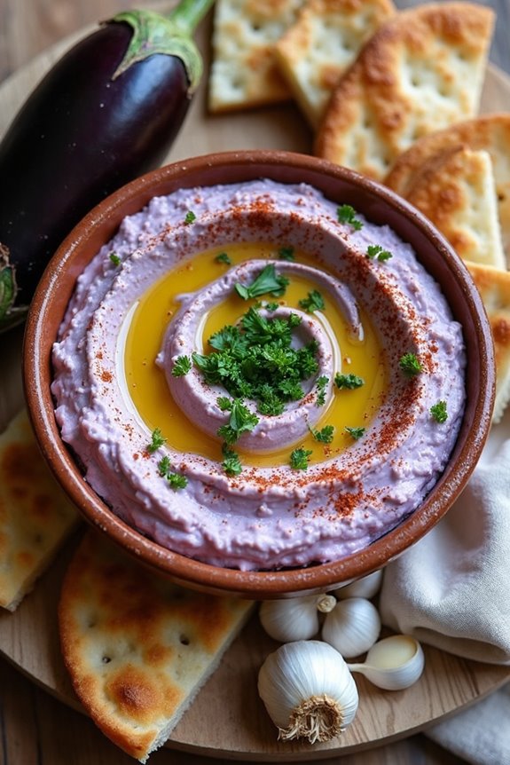 smoky mediterranean eggplant dip