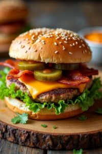 smoky turkey burger recipe